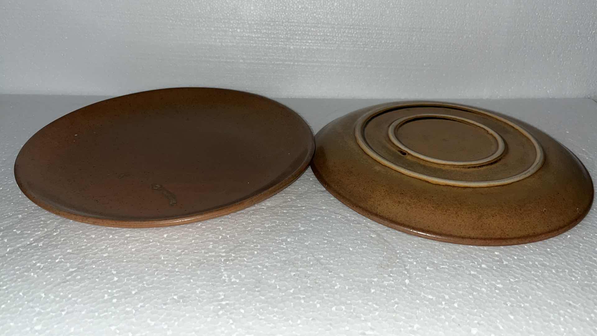 Photo 2 of MEXICAN CLAY PLATE SET W SALT & PEPPER SHAKES AND CONDIMENT HOLDER (19)