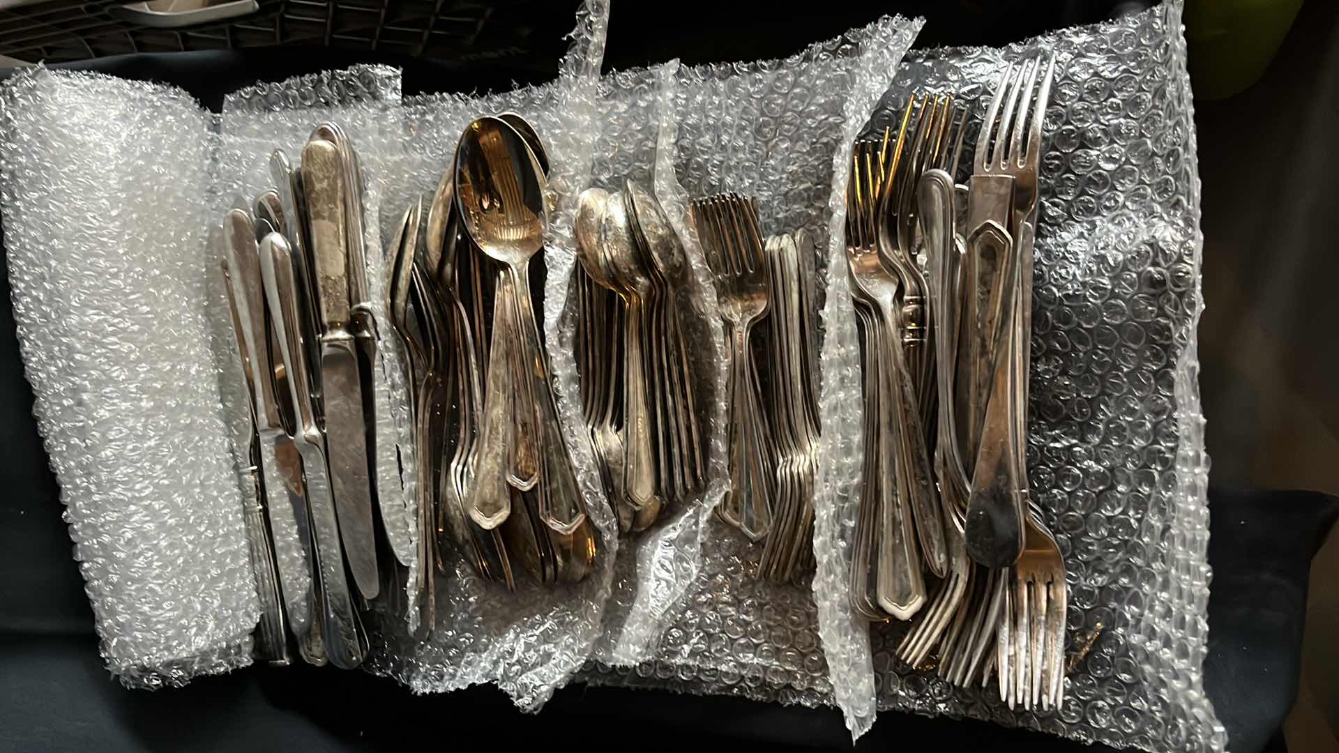 Photo 1 of FLATWARE VARIOUS STYLES, BUTTER KNIFE, SMALL SPOON, SERVING SPOON, SALAD FORK, SMALL FORK 20 EACH (100 TOTAL)