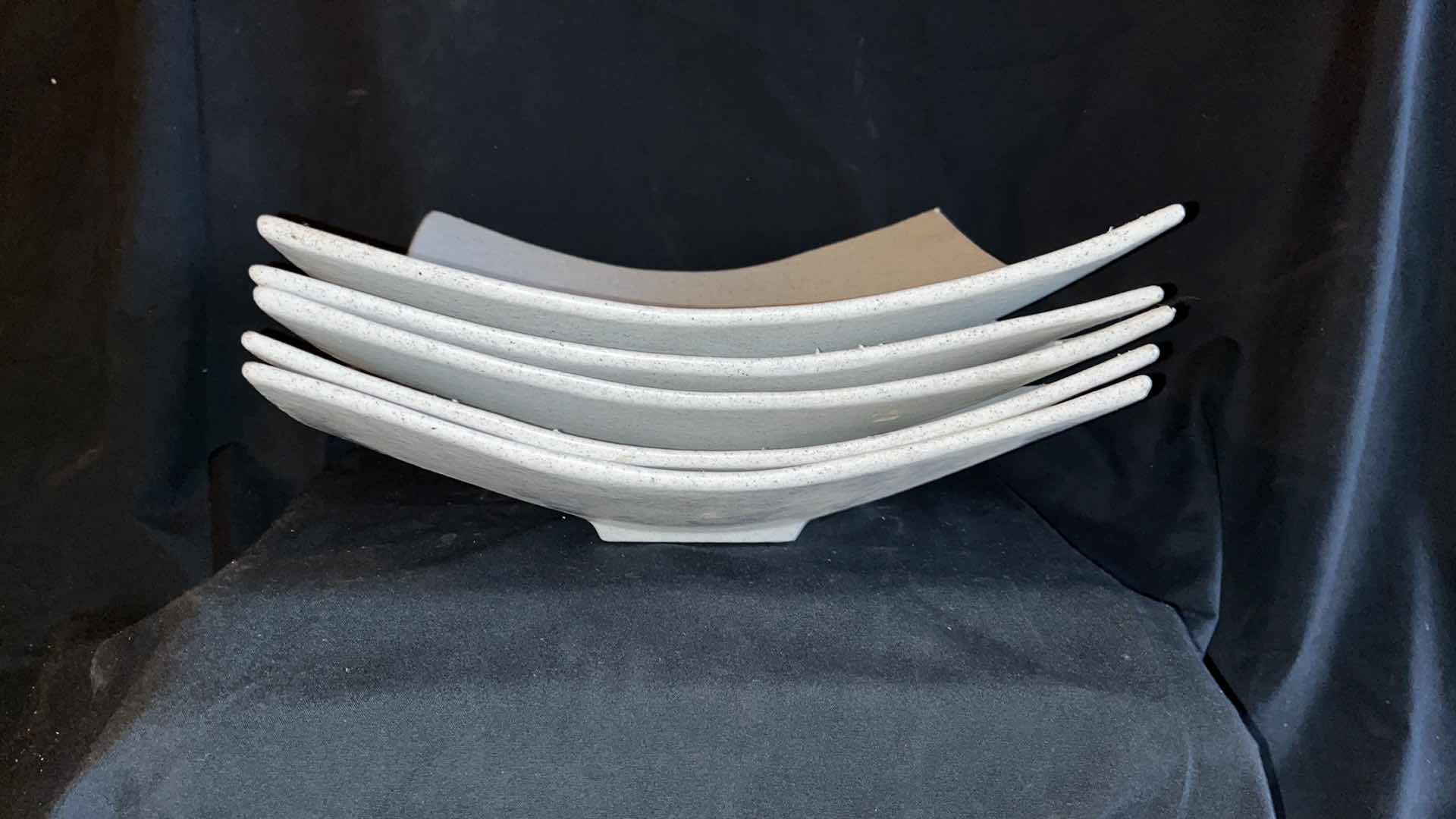 Photo 1 of STONE STYLE RESIN PLATTERS 15” X 15” (5)