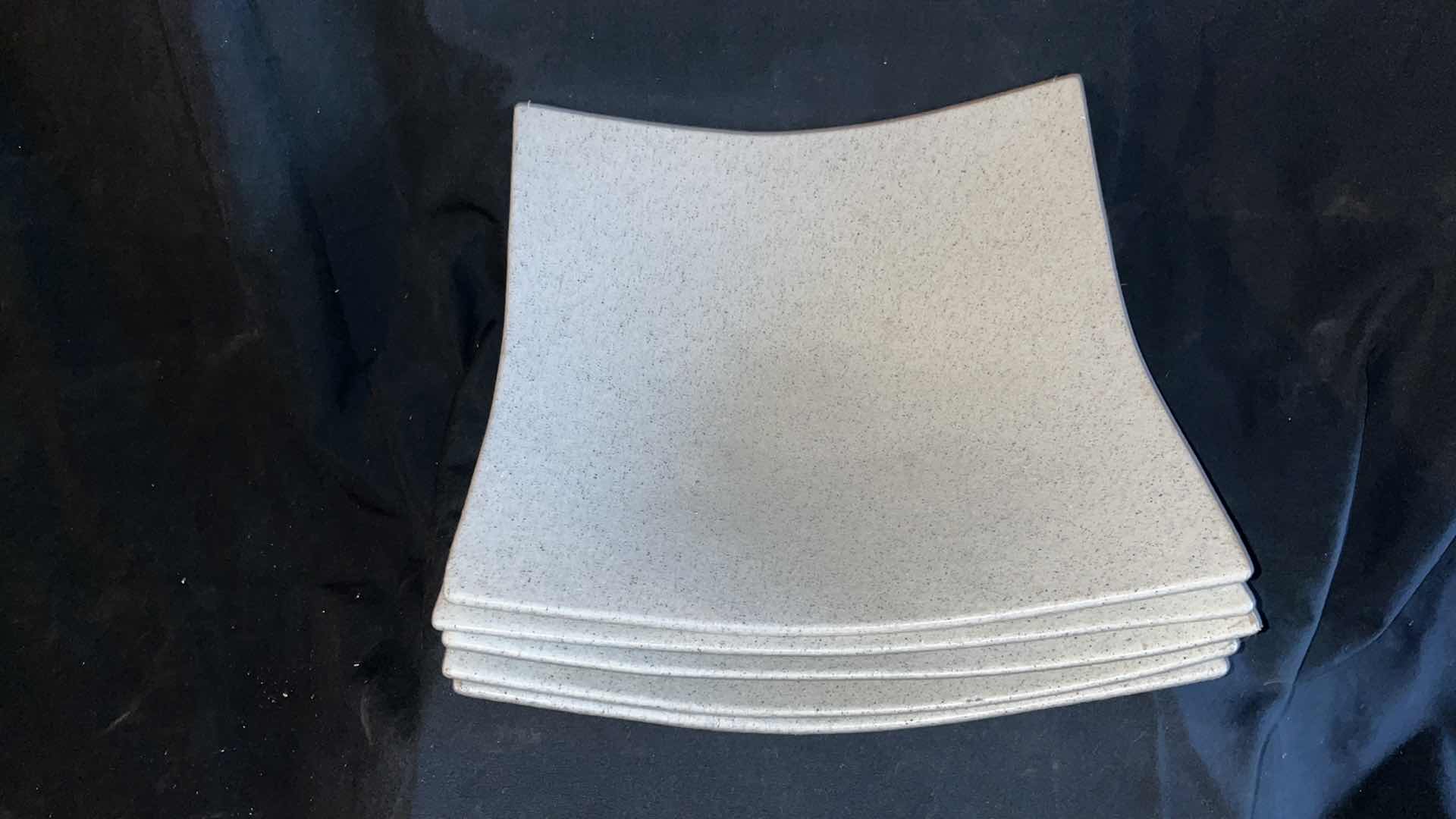 Photo 1 of STONE STYLE RESIN PLATTERS 15” X 15” (5)