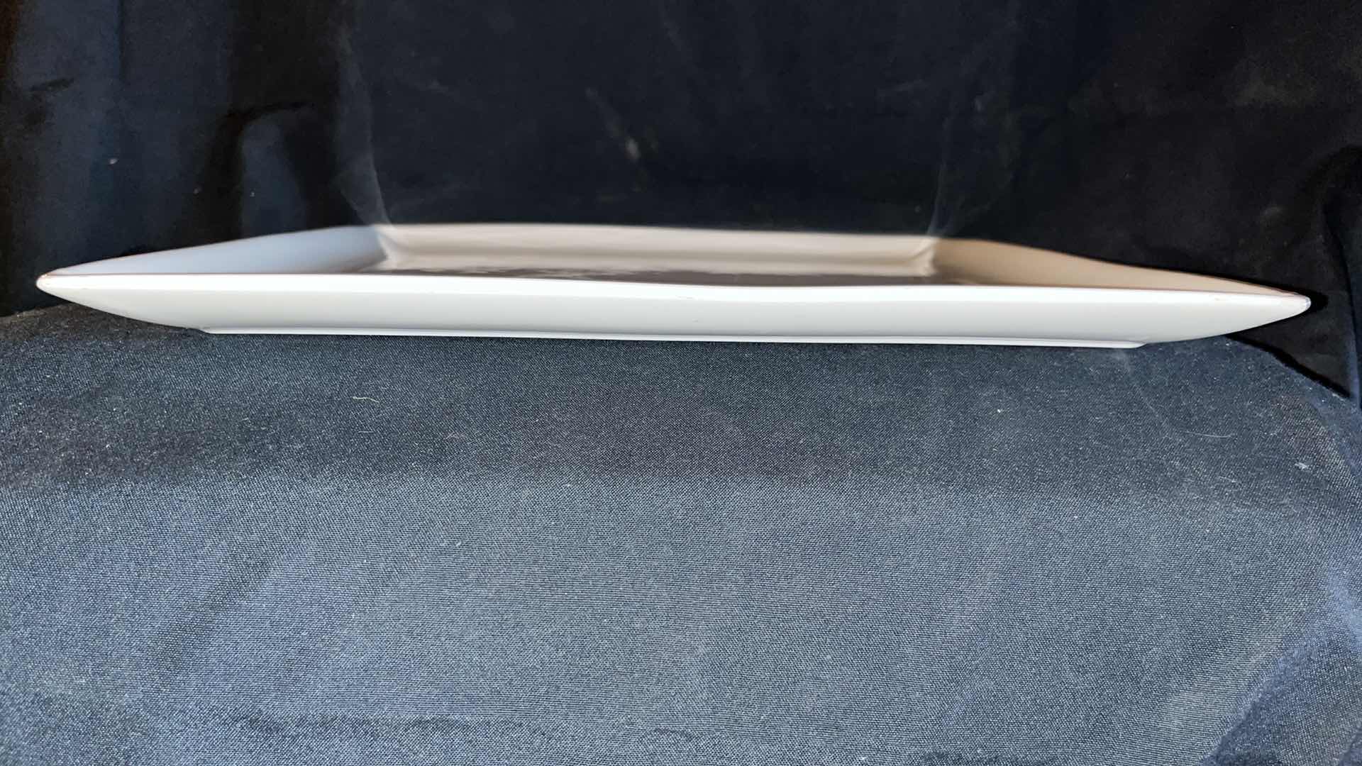 Photo 1 of FOH SQUARE CERAMIC PLATTERS 15” X 15” (4)