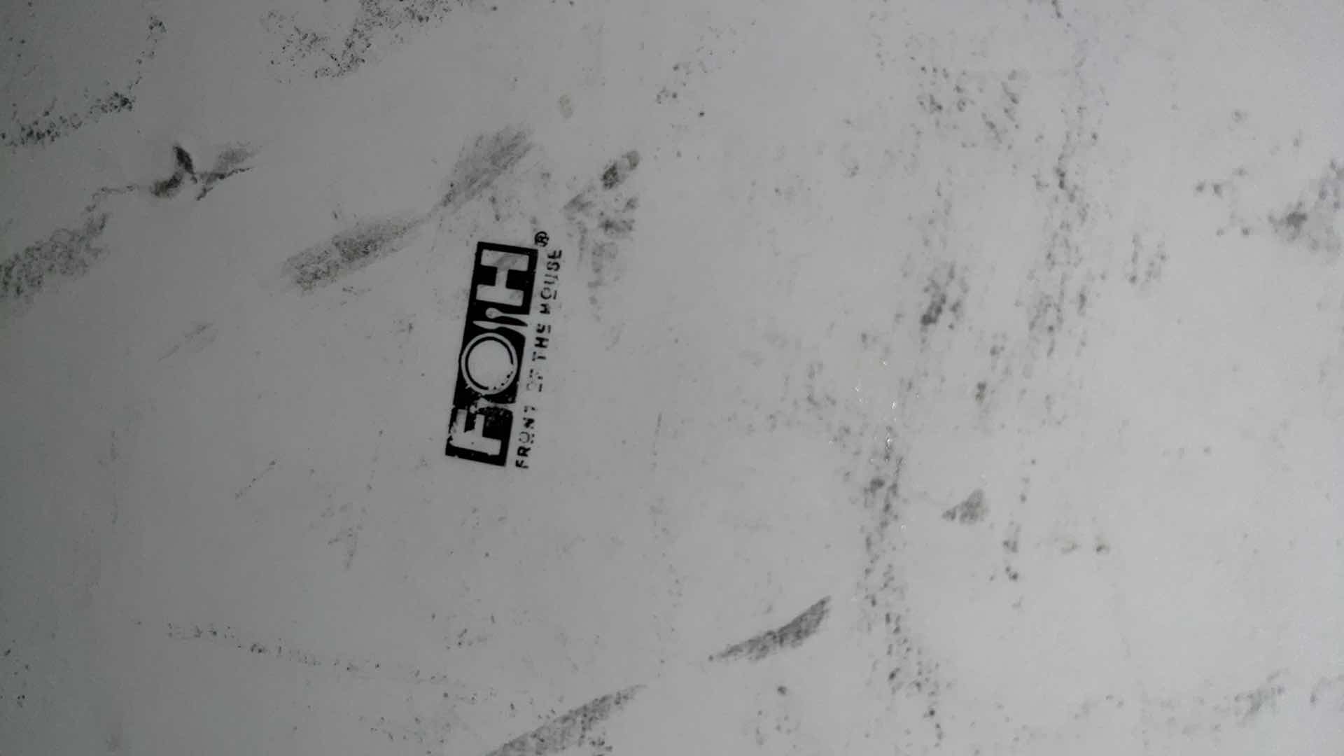 Photo 1 of FOH SQUARE CERAMIC PLATTERS 15” X 15” (4)