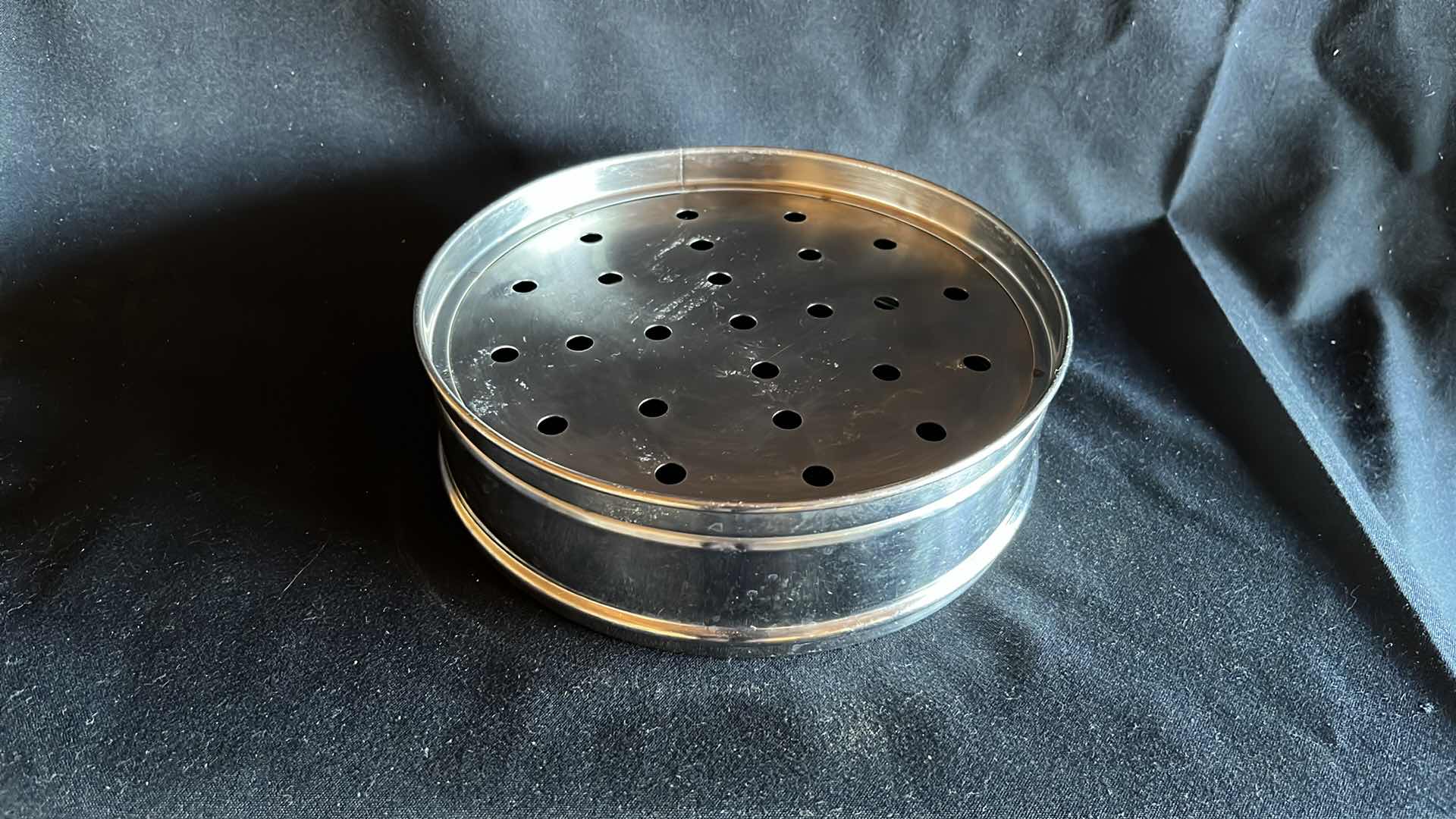 Photo 1 of Stainless Steel Dim Sum Steamer 8” X 2.5” (3)
