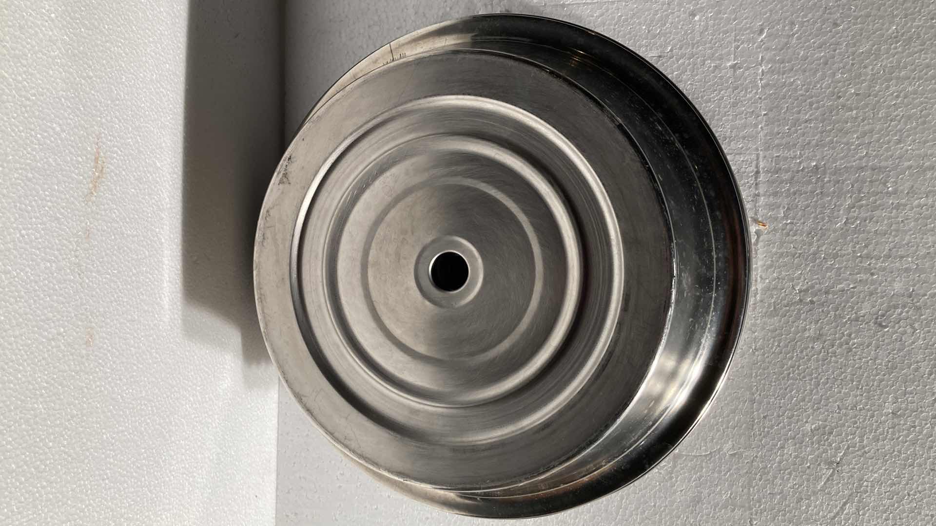 Photo 1 of ROUND POLISHED METAL FOOD COVERS (9) 12.5”