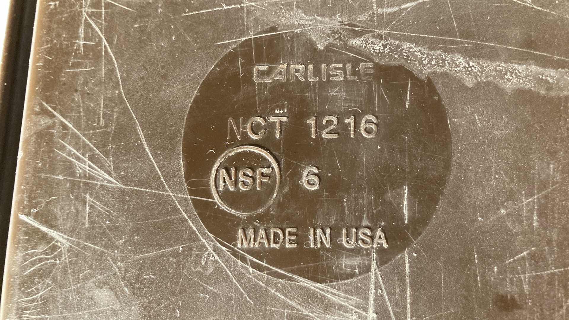 Photo 4 of PLASTIC SERVING TRAYS VARIOUS COLORS AND STYLES (11) 16” X 12”