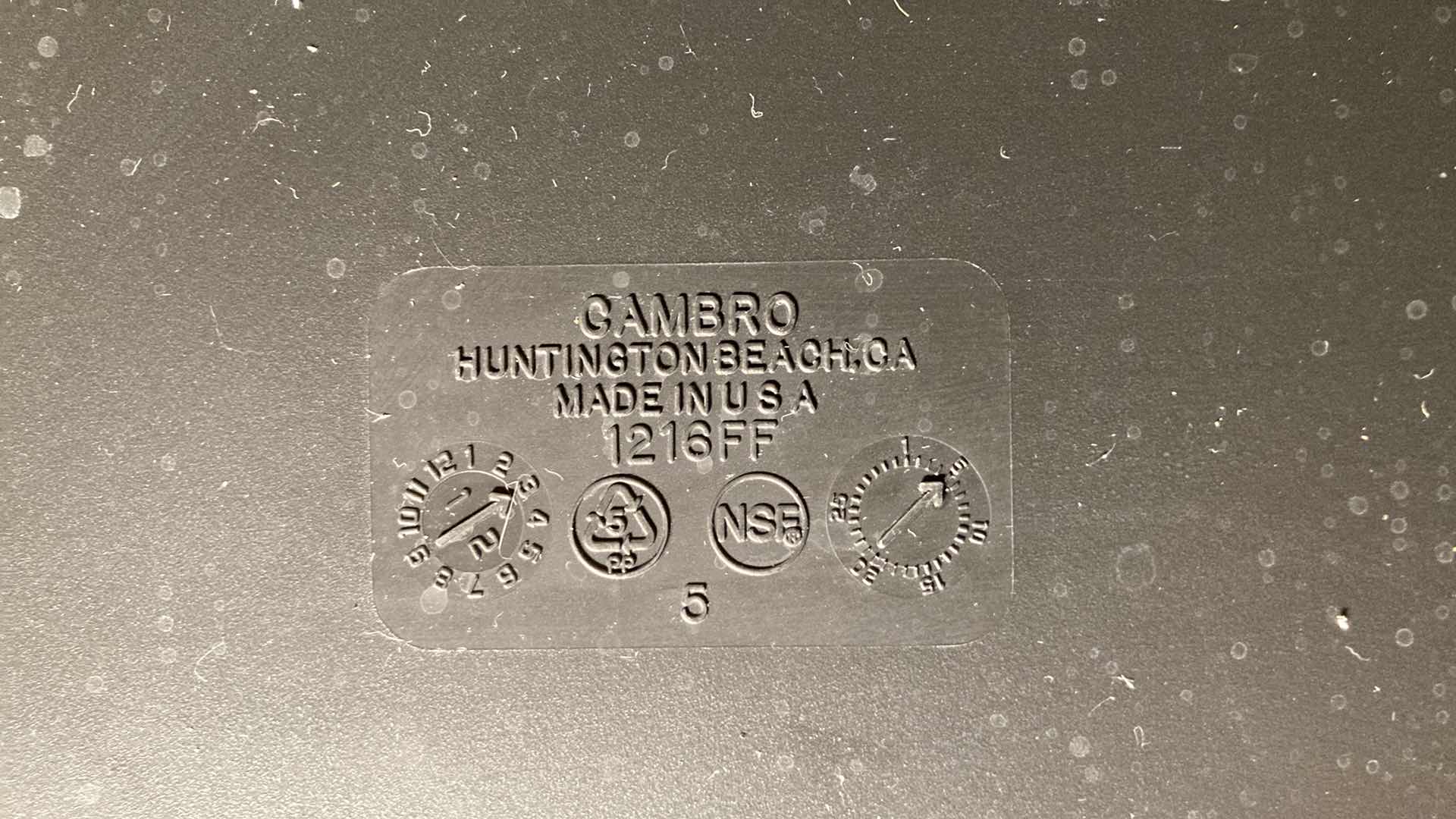 Photo 3 of PLASTIC SERVING TRAYS VARIOUS COLORS AND STYLES (11) 16” X 12”