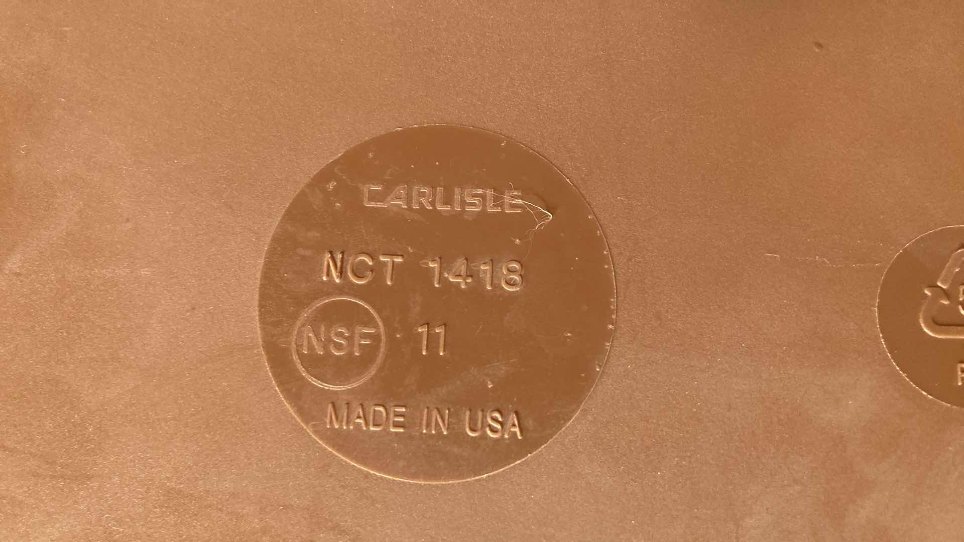 Photo 1 of CARLISLE PLASTIC SERVING TRAYS VARIOUS COLORS (9) 18” X 14”