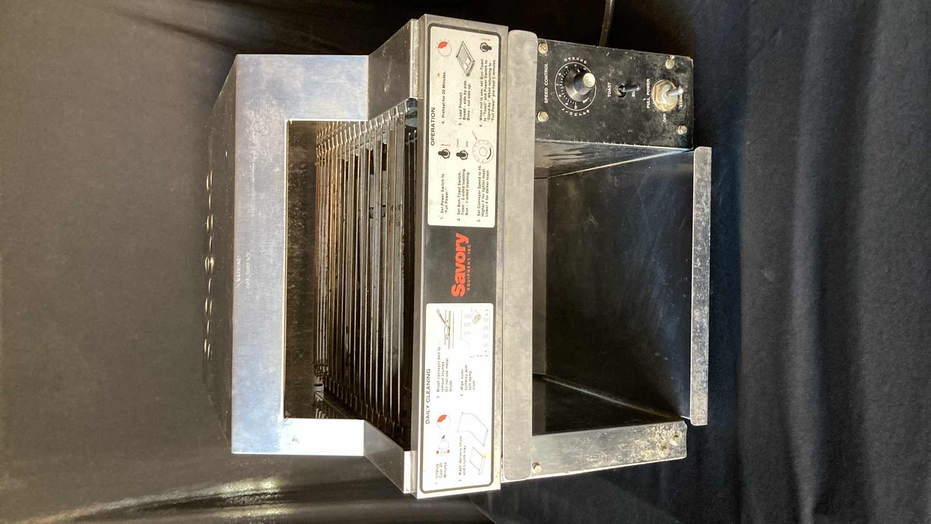 Photo 1 of MERCO SAVORY EQUIPMENT CONVEYOR TOASTER MODEL 12011 240VOLTS