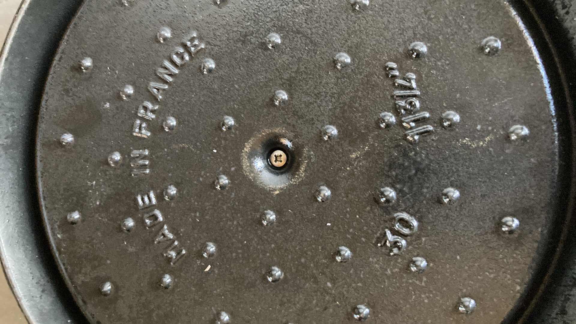 Photo 5 of LA COCOTTE STAUB REPLACEMENT LIDS (3) 11.75”