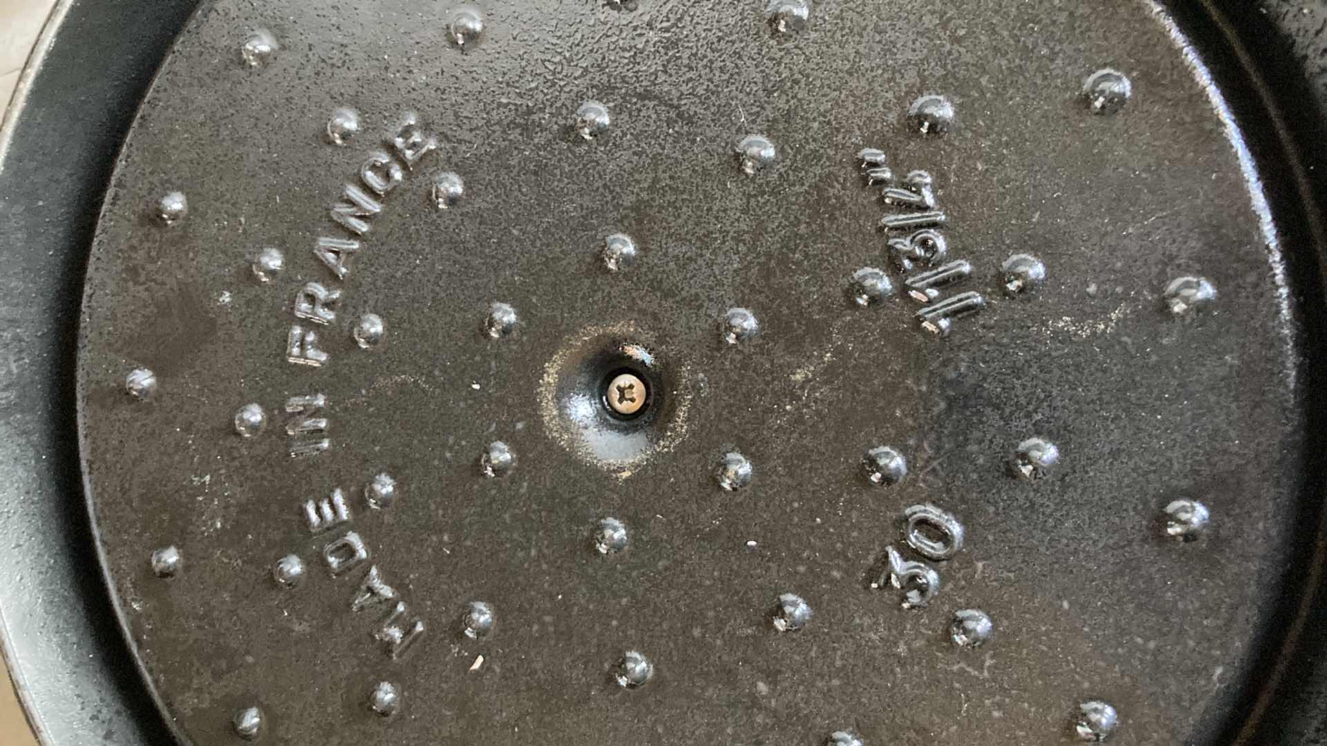 Photo 1 of LA COCOTTE STAUB REPLACEMENT LIDS (3) 11.75”