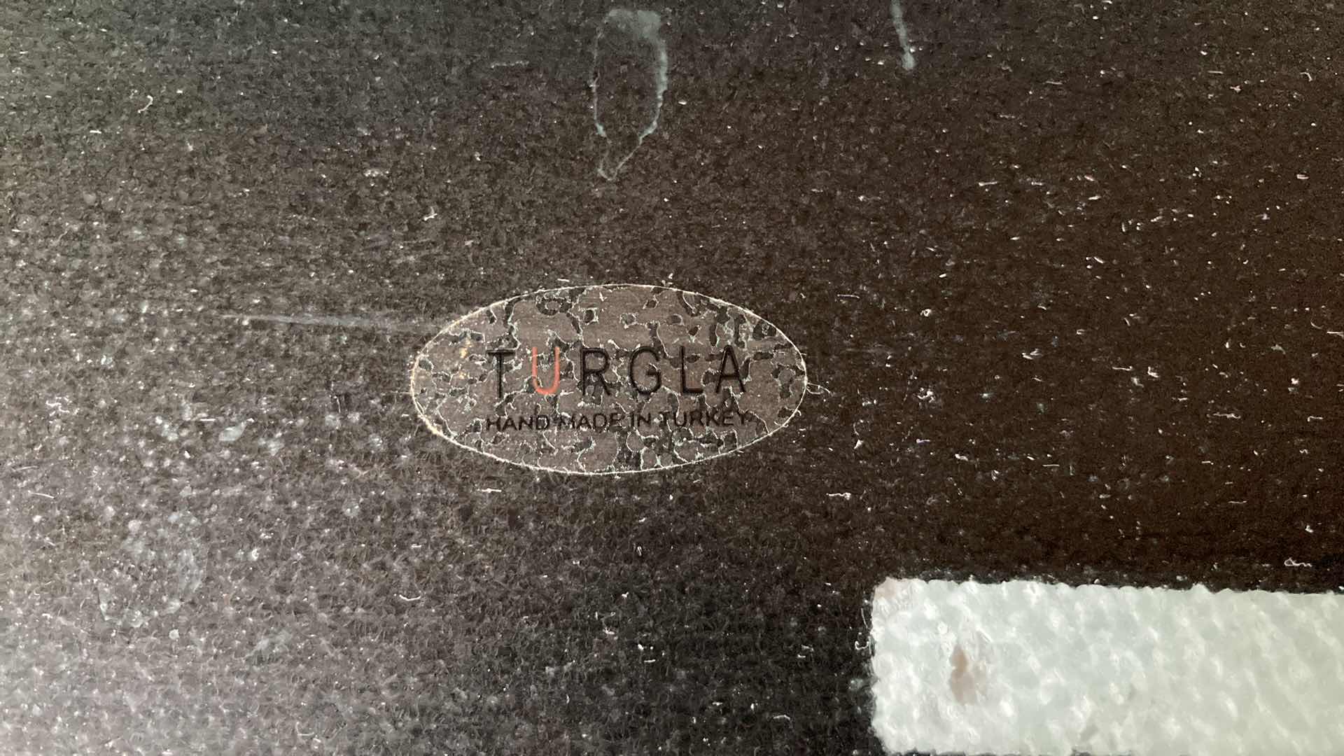 Photo 1 of TURGLA TEMPERED GLASS TRAY W TEMPERED GLASS PORTION TRAYS (4) 16.5” X 5”