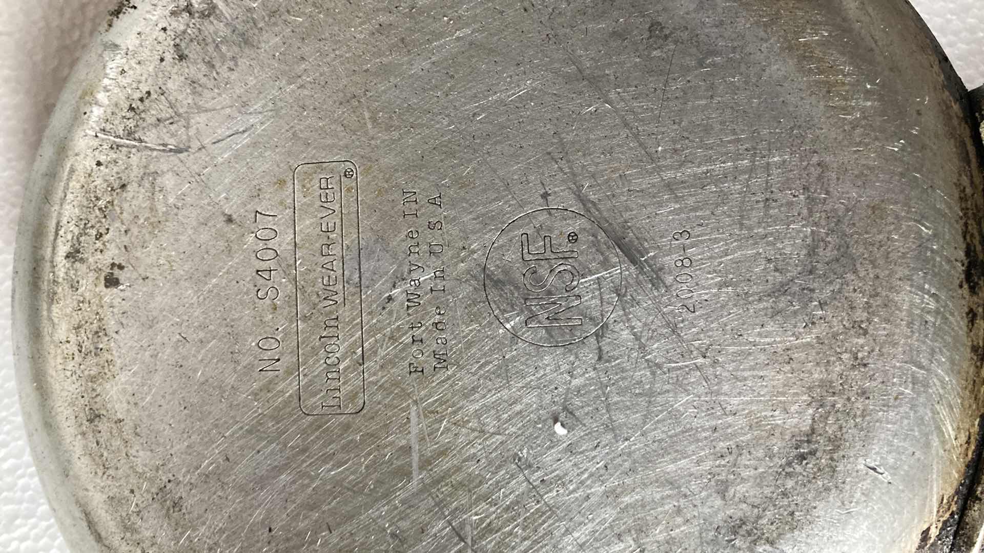 Photo 1 of COMMERCIAL KITCHEN STEEL SKILLET SET (5)