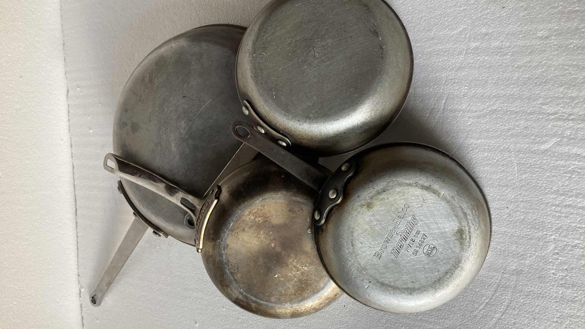 Photo 1 of COMMERCIAL KITCHEN STEEL SKILLET SET (4)