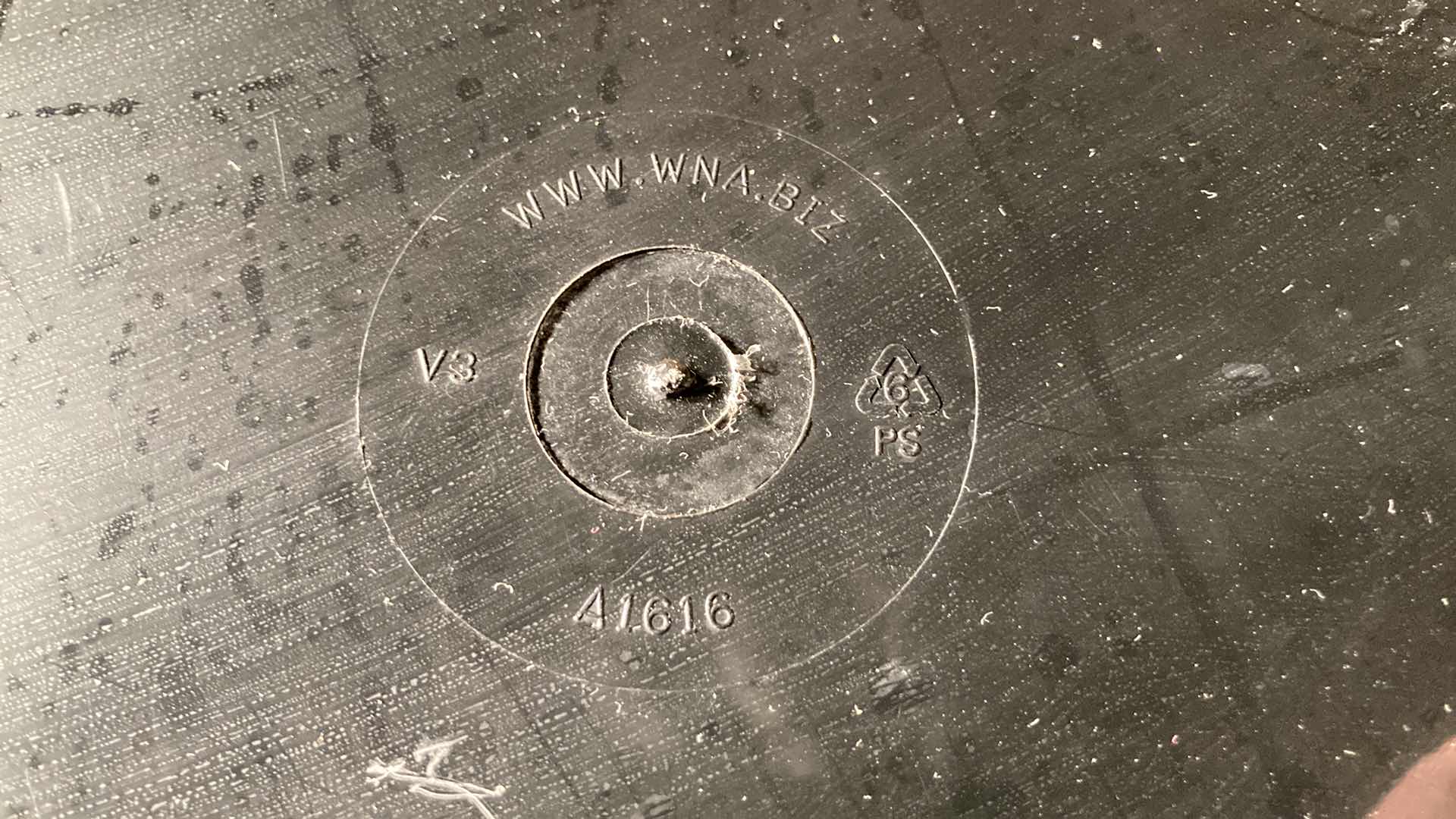 Photo 1 of WADDIGTON NORTH AMERICAN BLACK PLASTIC DISPOSABLE PLATTERS (12) 16” X 16”