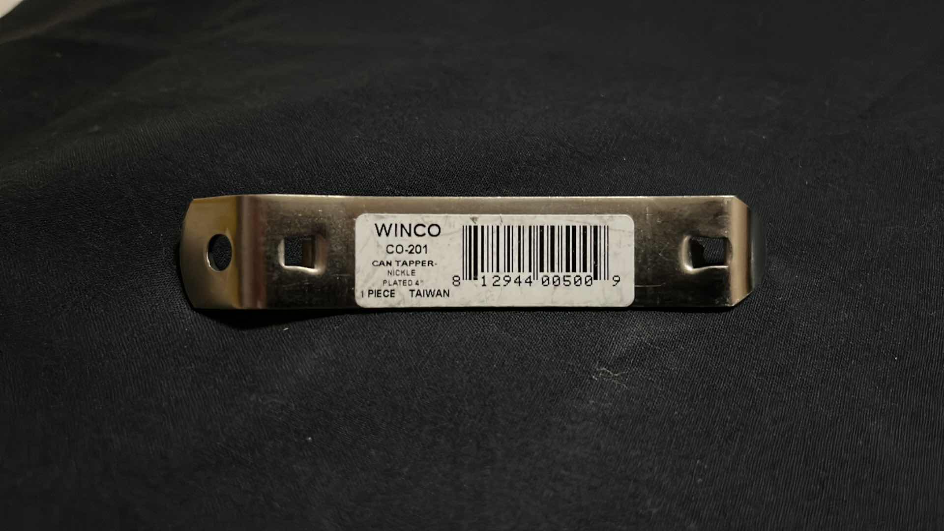 Photo 1 of WINCO CAN TAPPER BOTTLE OPENER, NICKEL PLATED 4” (15)
