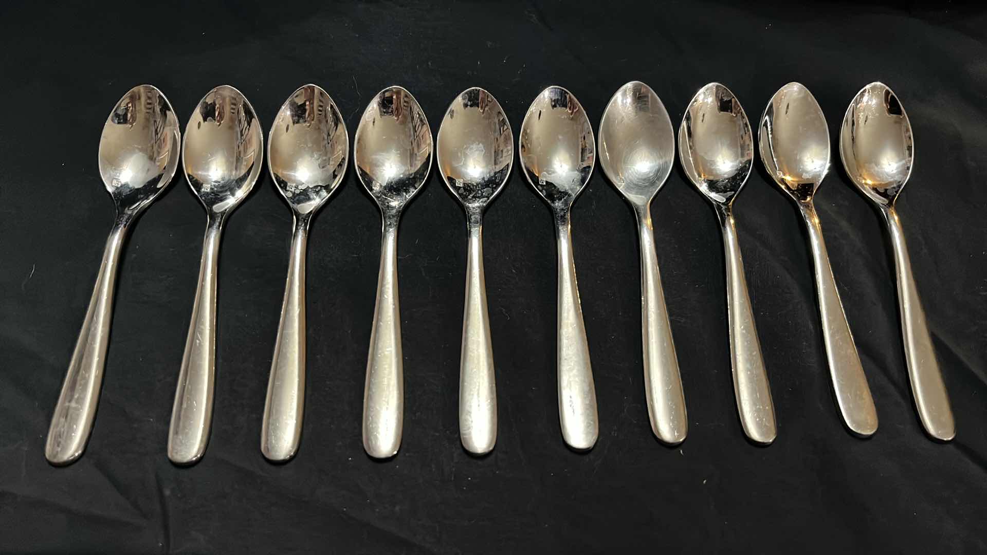 Photo 6 of STAINLESS STEEL FLATWARE, VARIOUS STYLES 10 PCS EACH UTENSIL, 5.25” - 9.75” (50 PCS)