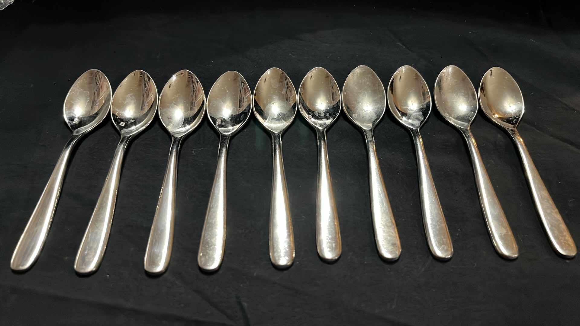 Photo 1 of STAINLESS STEEL FLATWARE, VARIOUS STYLES 10 PCS EACH UTENSIL, 5.25” - 9.75” (50 PCS)