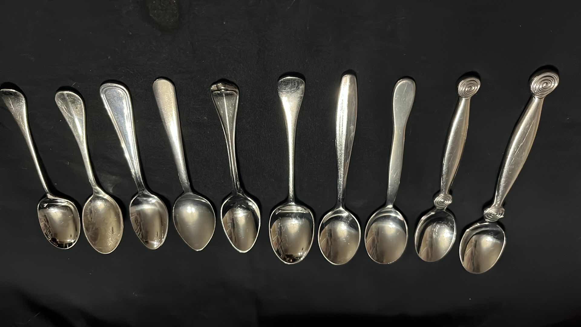 Photo 5 of STAINLESS STEEL FLATWARE, VARIOUS STYLES IN EACH UTENSIL, 10 OF EACH, 4.25” - 9.25” (40 PCS)