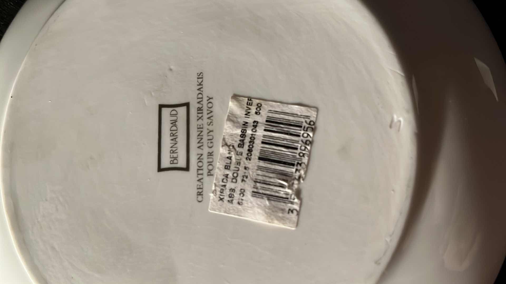 Photo 3 of BERNARDAUD XIRADA BLANC 10” PORCELAIN CHINA PLATE GUY SAVOY BUFFET (10)
