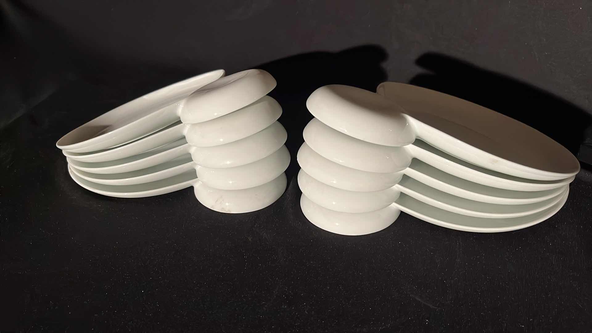 Photo 2 of BERNARDAUD XIRADA BLANC 10” PORCELAIN CHINA PLATE GUY SAVOY BUFFET (10)