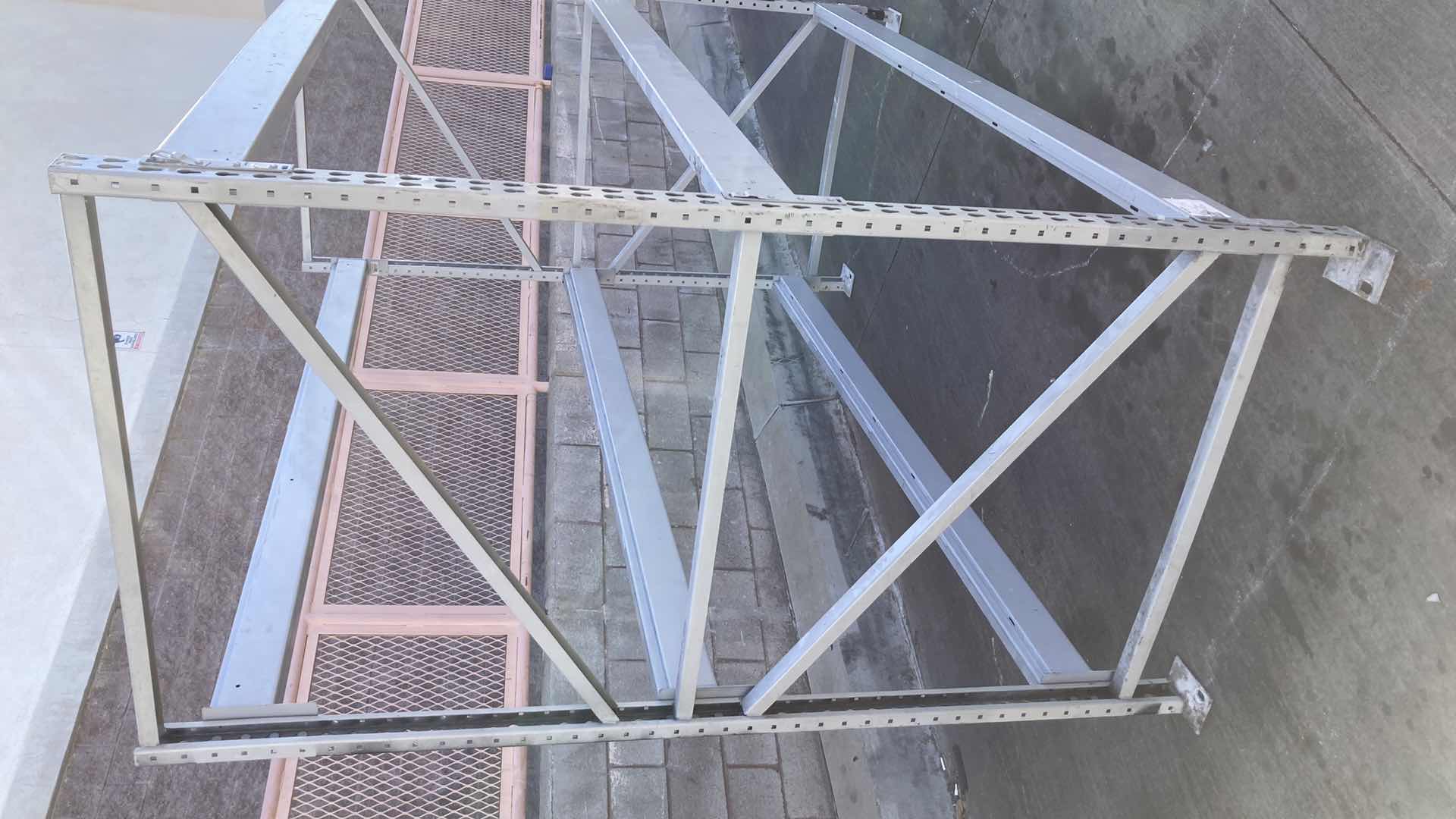 Photo 1 of MADIX HEAVY DUTY STEEL RACK W NO SHELVES 102” X 44” H 85”