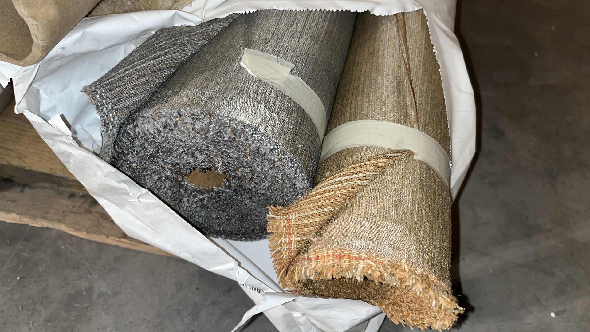 Photo 1 of MID CENTURY STYLE ROLLS OF FABRIC VARIOUS STYLES & LENGTHS (10)