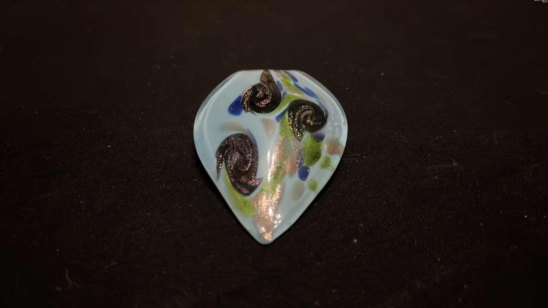 Photo 2 of MURANO GLASS PENDANTS 2 PCS