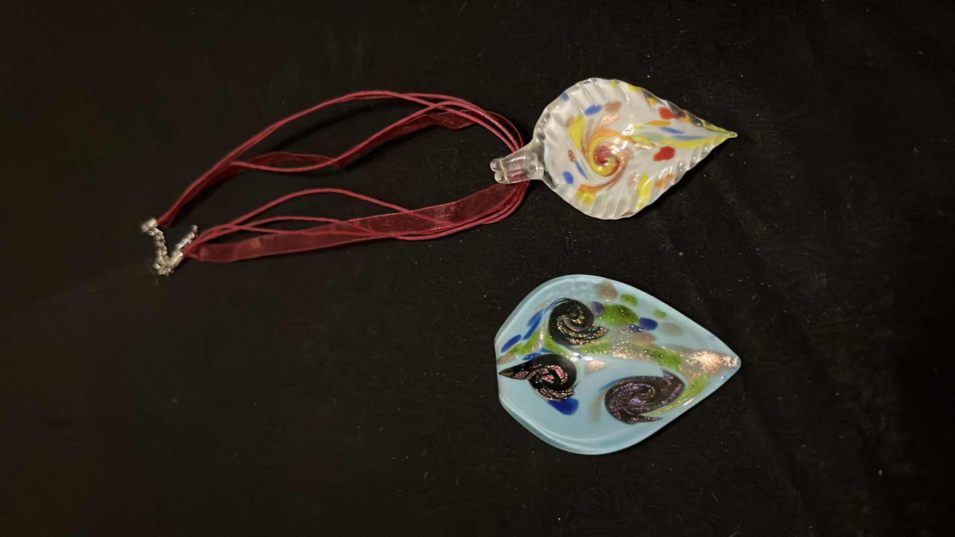 Photo 1 of MURANO GLASS PENDANTS 2 PCS