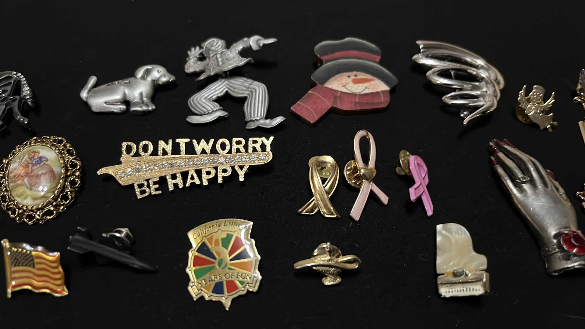 Photo 1 of BROOCHES, PINS, TIE PINS 24-PCS