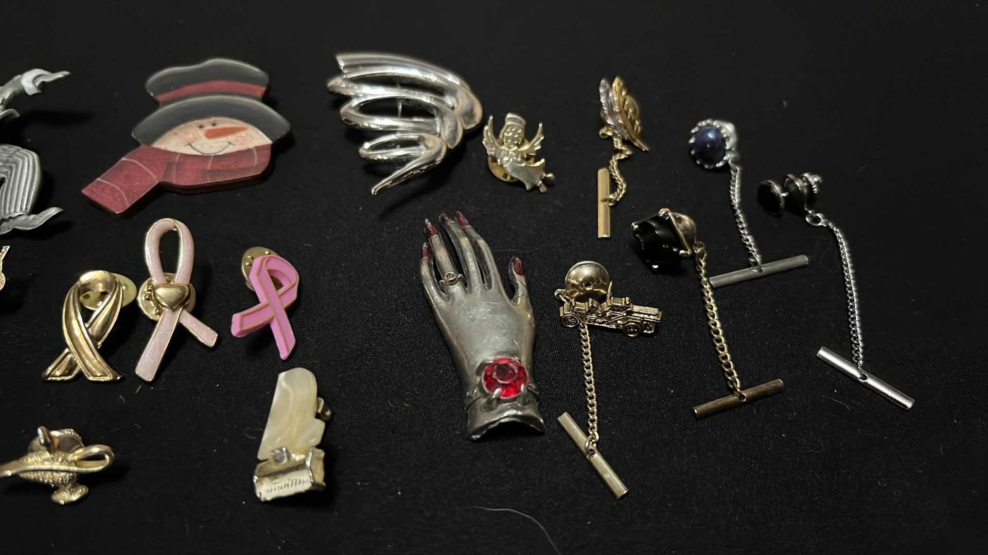 Photo 1 of BROOCHES, PINS, TIE PINS 24-PCS