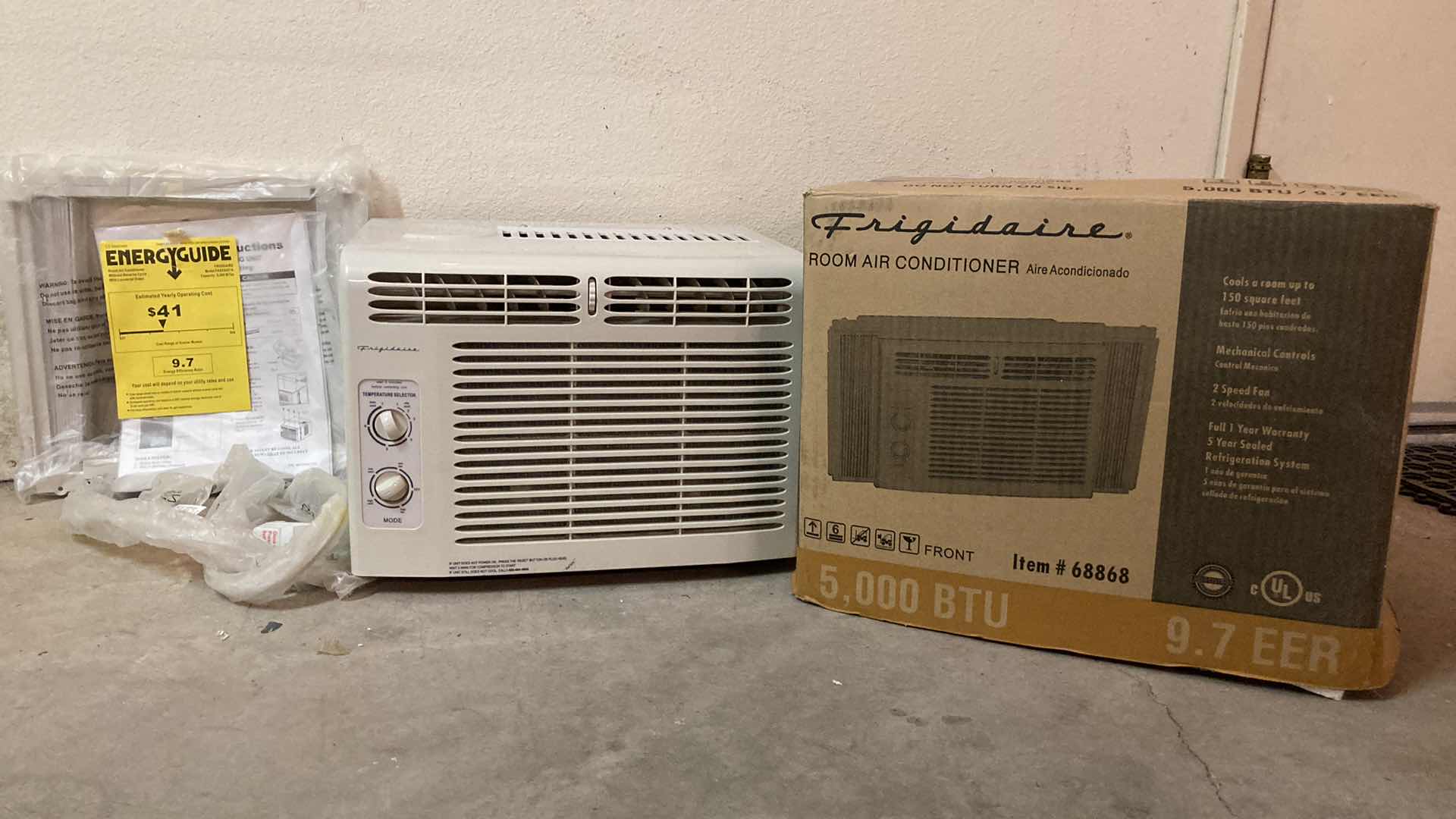 Photo 1 of NEW FRIGIDAIRE AIR CONDITIONER MODEL 68868