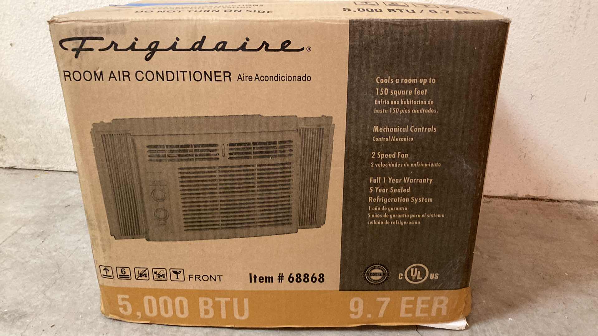 Photo 1 of NEW FRIGIDAIRE AIR CONDITIONER MODEL 68868