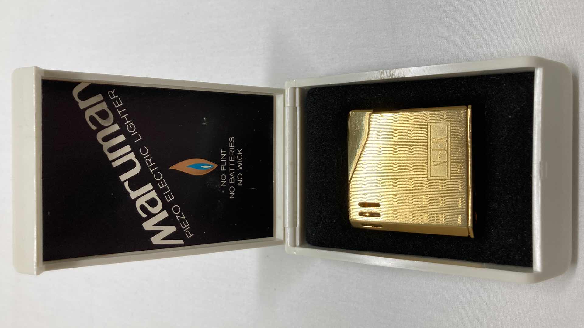 Photo 1 of MARUMAN HALLEY PIEZO ELECTRIC LIGHTER DL-6 22K GP JAPAN