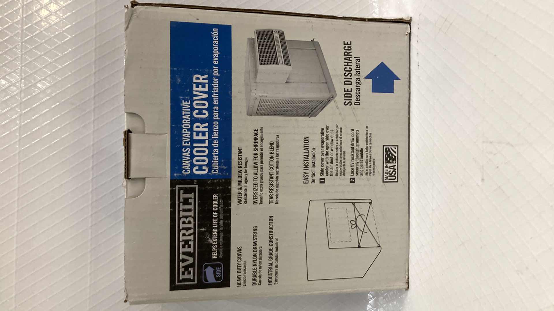 View 2 of NEW EVERBILT CANVAS EVAPORATIVE COOLER COVER 42” X 49” H28”