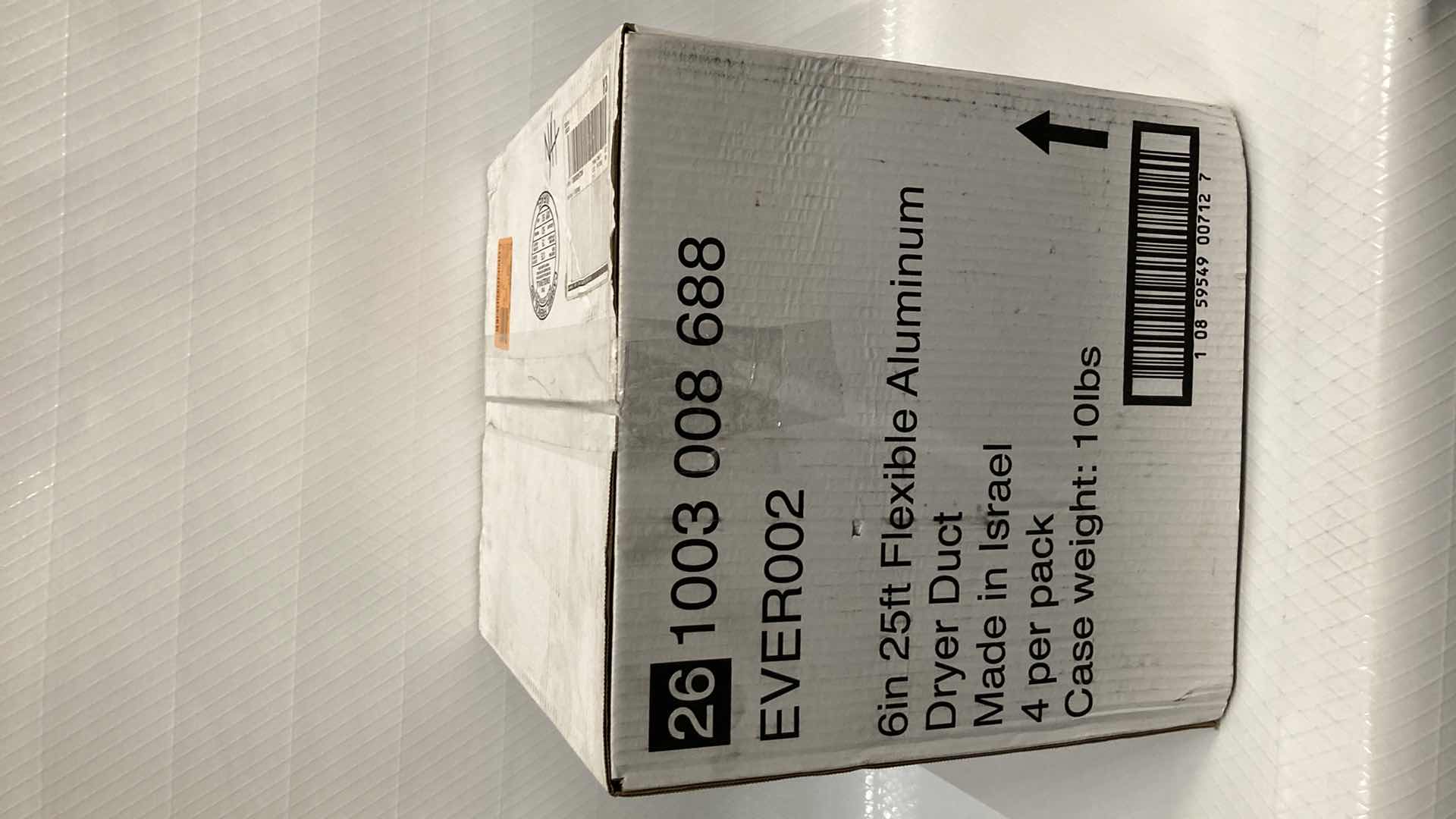 Photo 1 of NEW FLEXIBLE ALUMINUM DRYER DUCT 4 PACK 6” X 25’