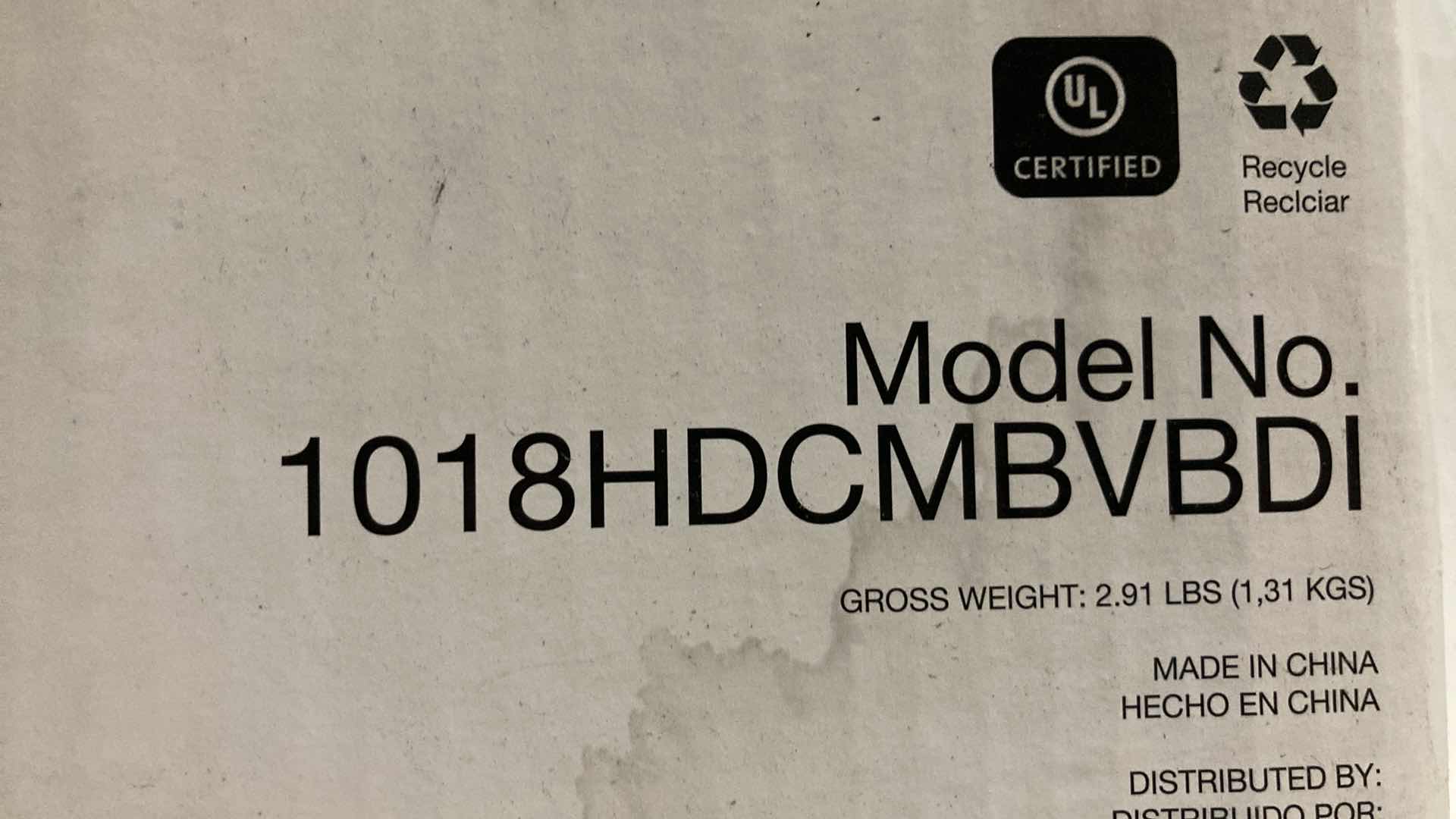 Photo 1 of NEW HOME DECORATORS HALYN MATTE BLACK & BRASS FINISH WALL SCONCE MODEL 1018HDCMBVBDI