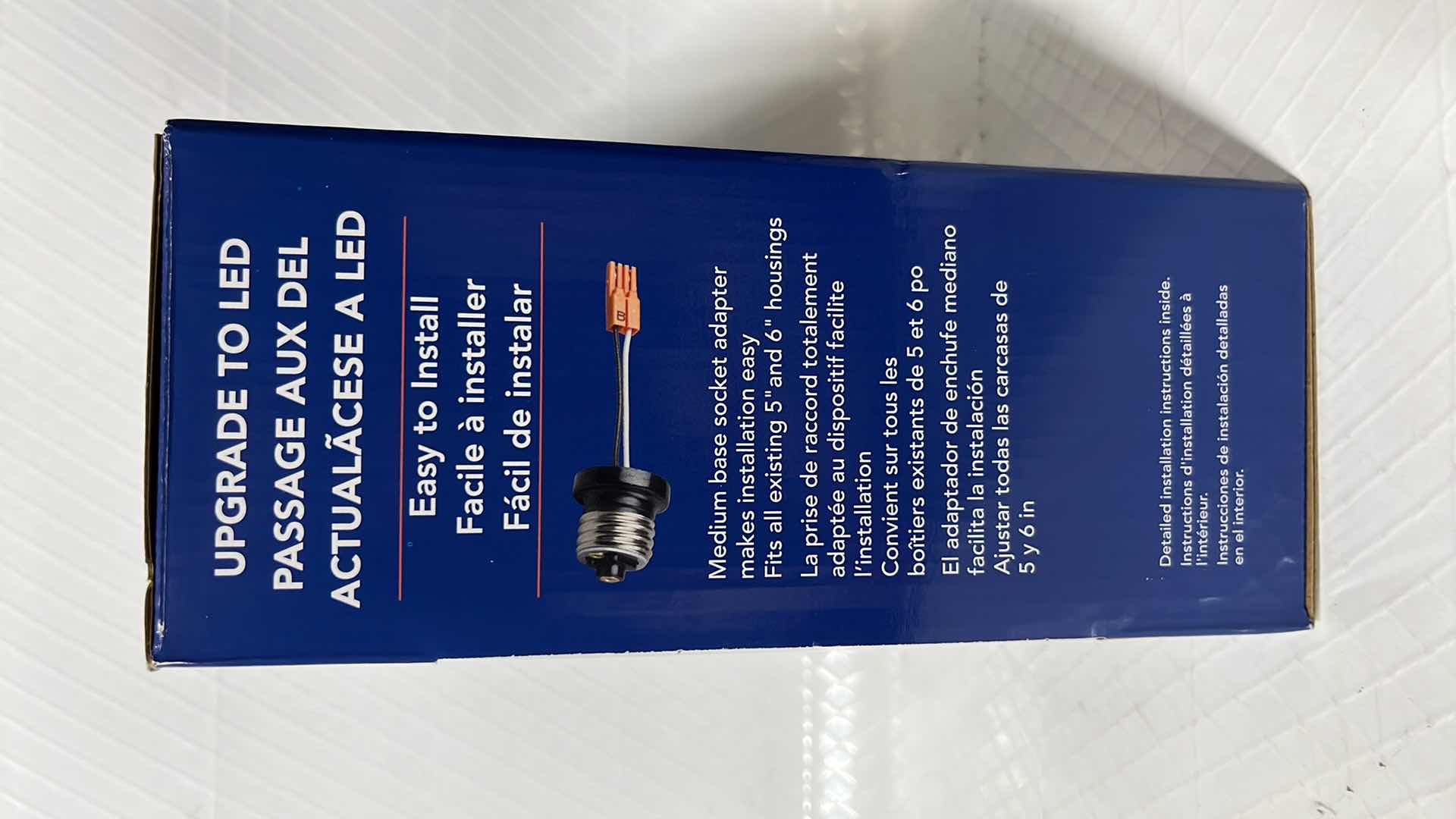 Photo 1 of NEW 2- LITHONIA LIGHTING LED RECESSED DOWNLIGHT E-SERIES 5/6”, 4000K 90CRI, WHITE BAFFLE
(240W39)