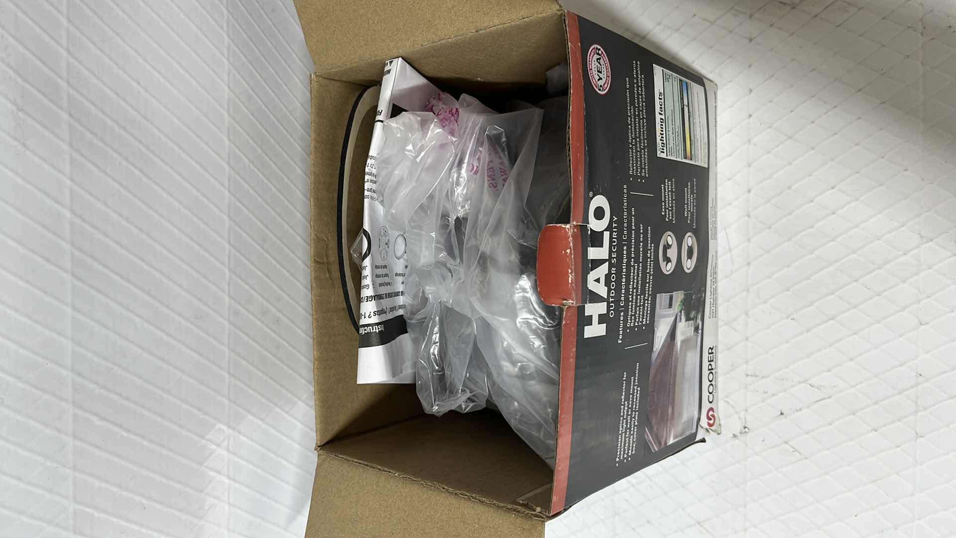 Photo 1 of NEW COOPER LIGHTING SOLUTIONS HALO OUTDOOR SECURITY BRONZE LED TWIN HEAD FLOODLIGHT, 1600 LUMENS 150W (FTR1740L)