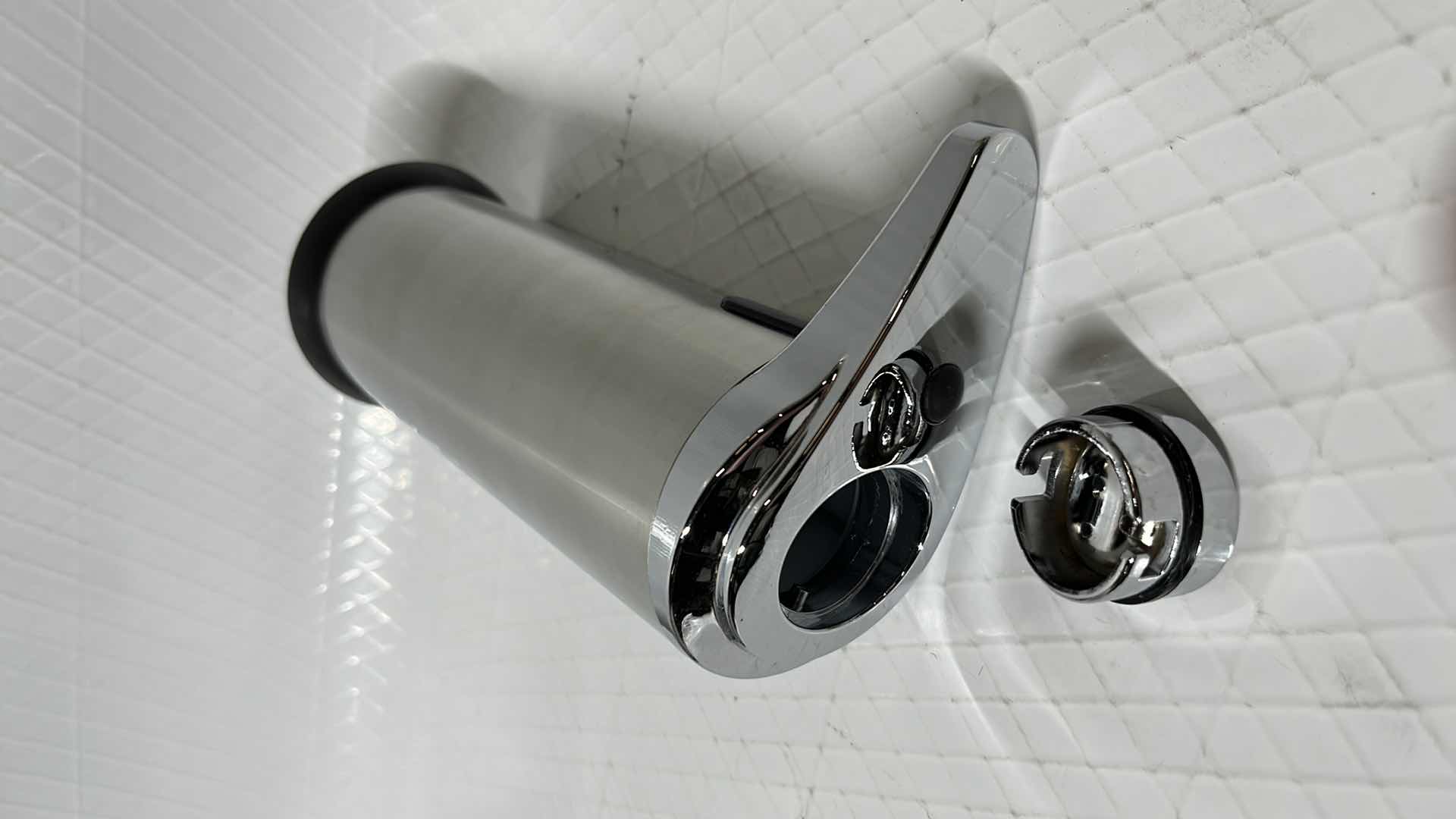 Photo 1 of 2- BETTER LIVING HYGIENIC TOUCHLESS SOAP DISPENSER, HOLDS 8 OZ, STAINLESS STEEL & BATTERY OPERATED 7.25”H (MODEL 70190)