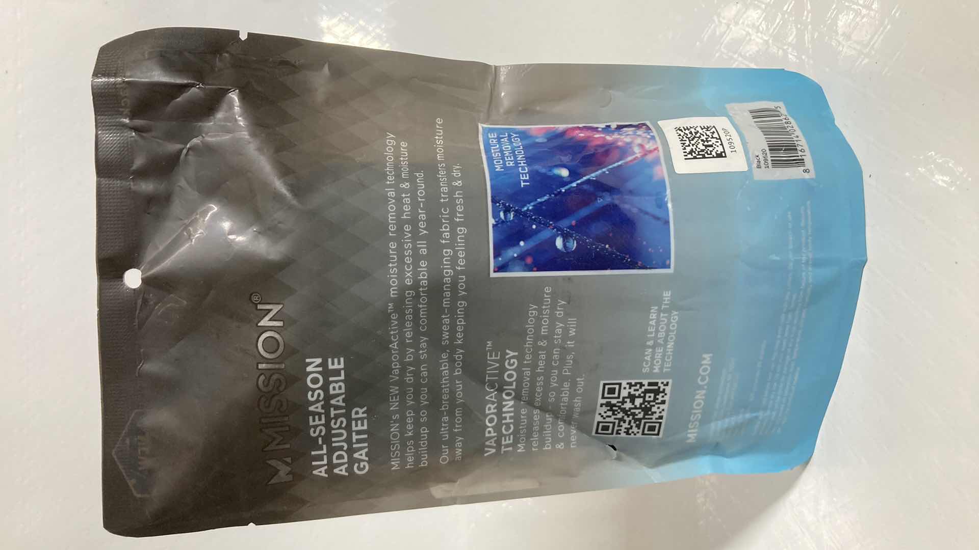 Photo 1 of NEW MISSION ALL SEASON ADJUSTABLE BLACK GAITER (3)