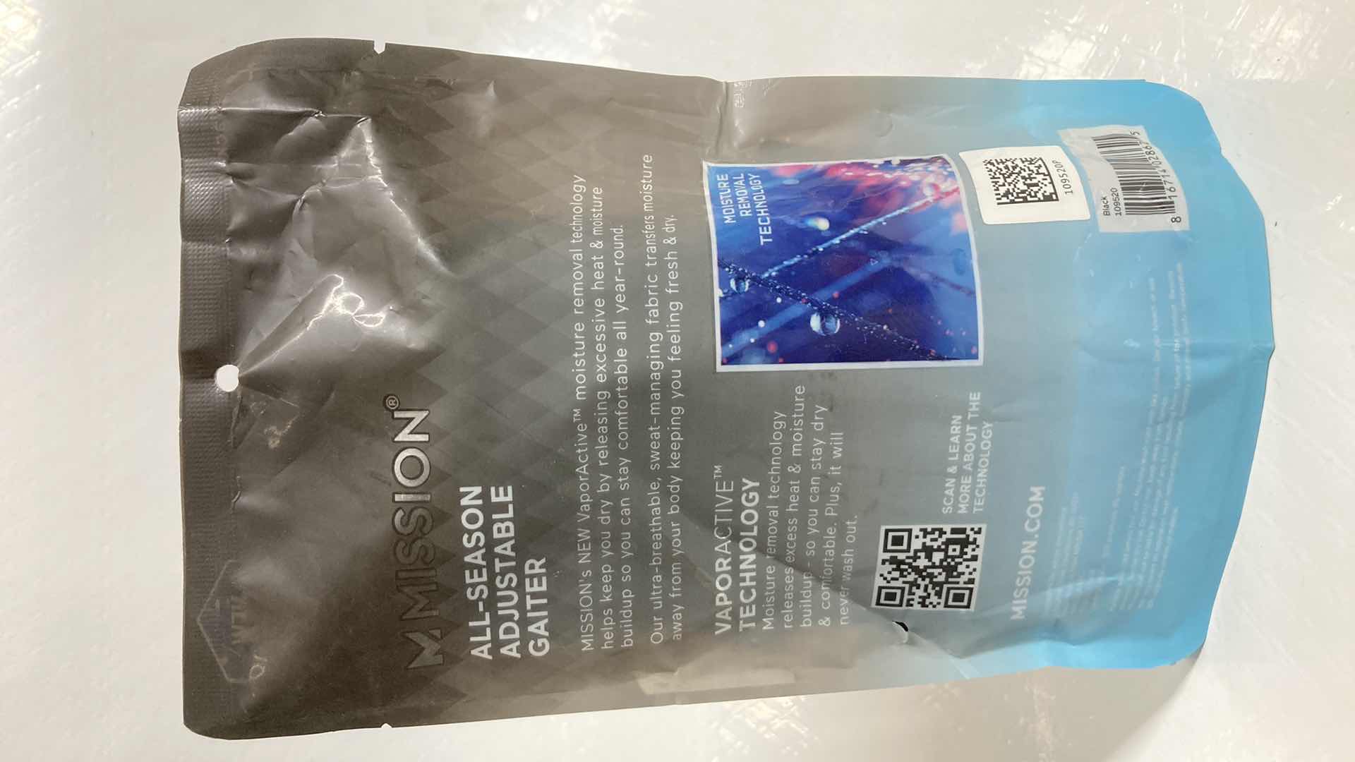 Photo 1 of NEW MISSION ALL SEASON ADJUSTABLE BLACK GAITER (3)