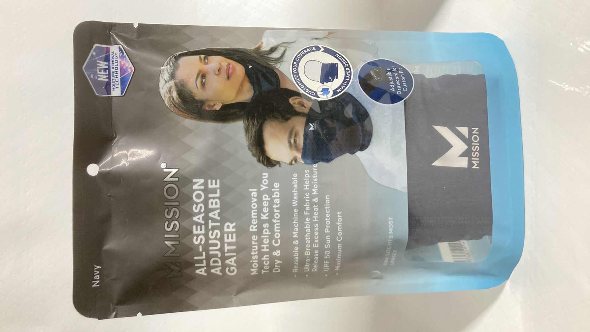 Photo 1 of NEW MISSION ALL SEASON ADJUSTABLE NAVY GAITER (3)