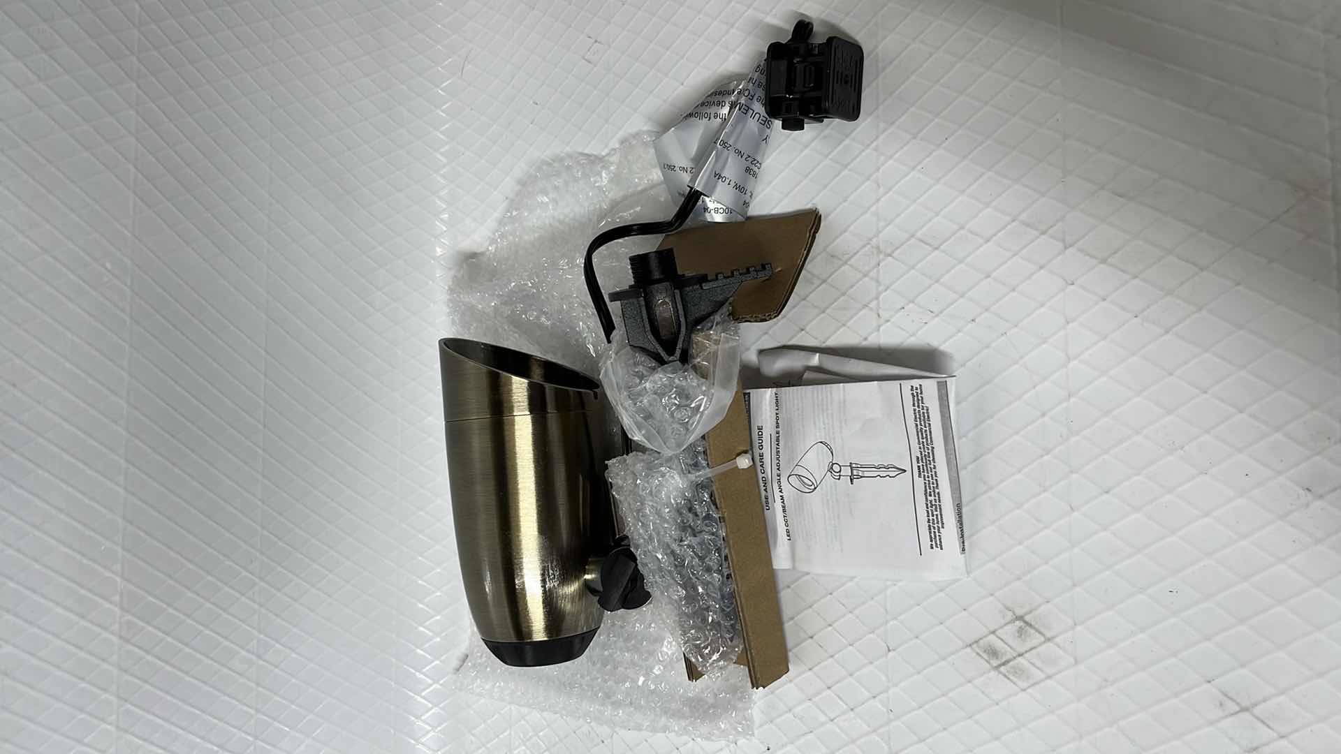 Photo 1 of NEW COMMERCIAL ELECTRIC LOW VOLTAGE LED COLOR CHANGING ADJUSTABLE BEAM SPOT LIGHT, 740 LUMENS, GUNMETAL BRASS (1005 794 343)