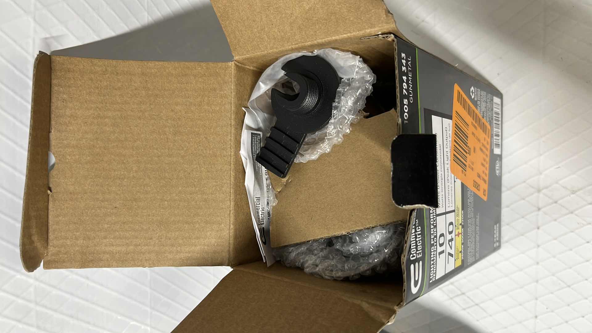 Photo 1 of NEW COMMERCIAL ELECTRIC LOW VOLTAGE LED COLOR CHANGING ADJUSTABLE BEAM SPOT LIGHT, 740 LUMENS, GUNMETAL BRASS (1005 794 343)