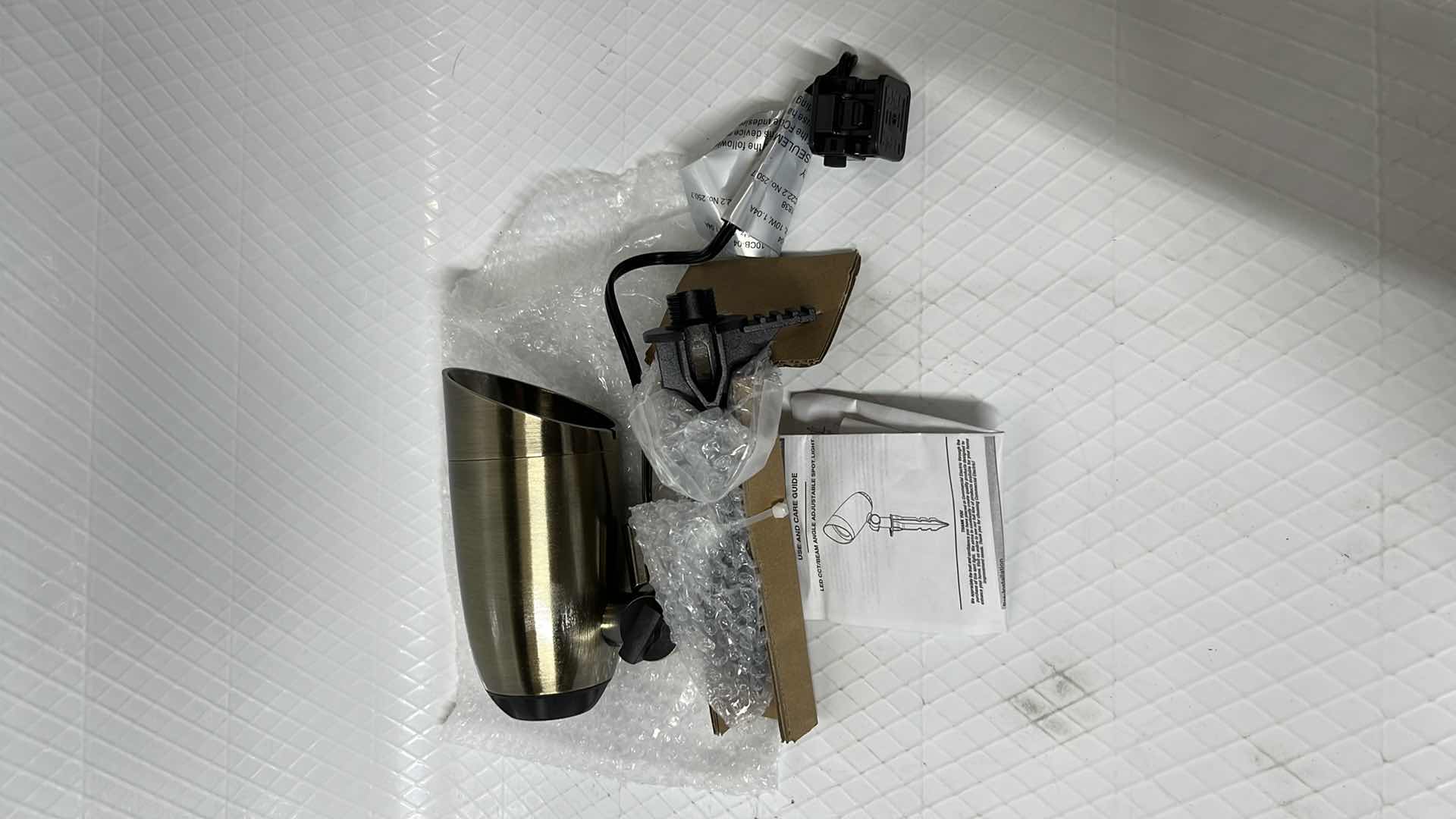 Photo 1 of NEW COMMERCIAL ELECTRIC LOW VOLTAGE LED COLOR CHANGING ADJUSTABLE BEAM SPOT LIGHT, 740 LUMENS, GUNMETAL BRASS (1005 794 343)