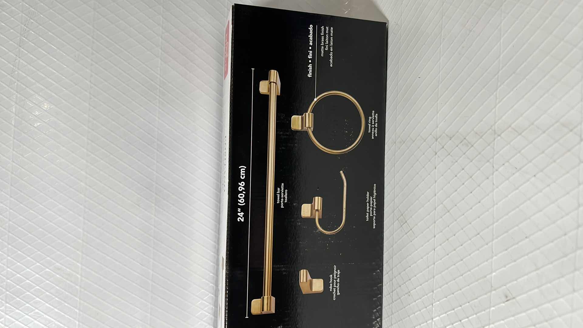 Photo 1 of NEW GLOBE ELECTRIC POSITANO 4-PIECE BATH SET, MATTE BRASS FINISH (51695)