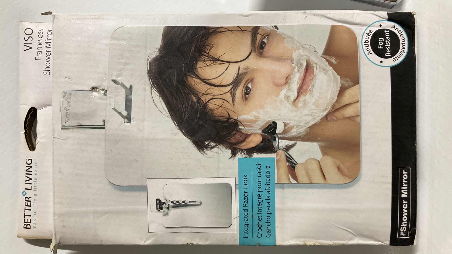 Photo 1 of NEW BETTER LIVING VISO FRAMELESS SHOWER MIRROR & BETTER LIVING WALL MOUNT VANITY DOUBLE SIDED 8” MIRROR