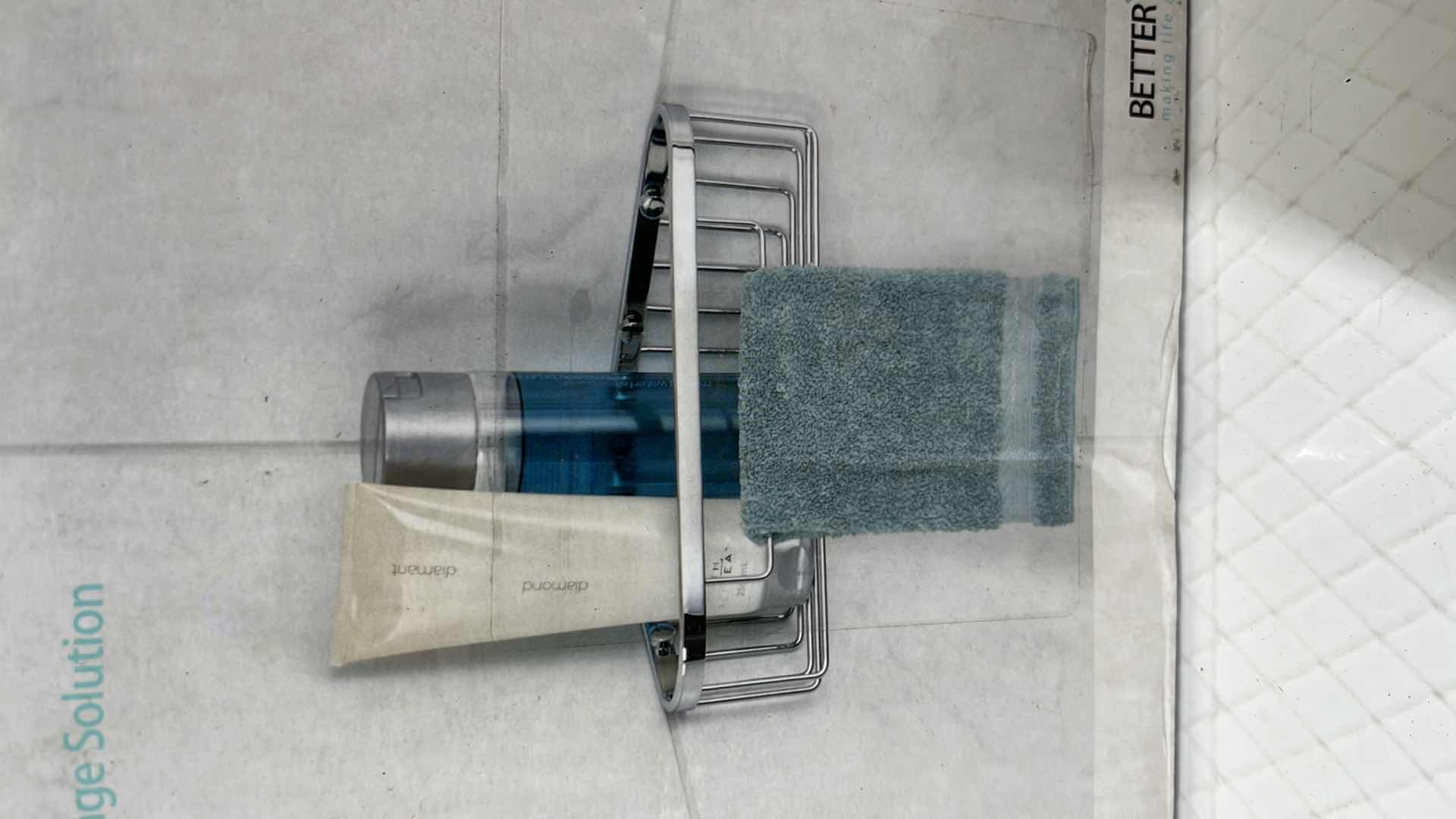 Photo 1 of 2- BETTER LIVING BATH BOUTIQUE COLLECTION SOLID BRASS/CHROME FINISH LUXURY CORNER BASKET (MODEL 11251)