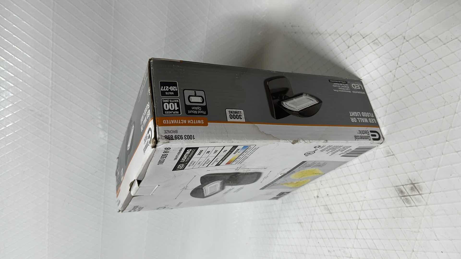 Photo 1 of NEW COMMERCIAL ELECTRIC LED WALL OR FLOOD LIGHT, SWITCH ACTIVATED, 3000 LUMENS, BRONZE FINISH (1003 939 898)