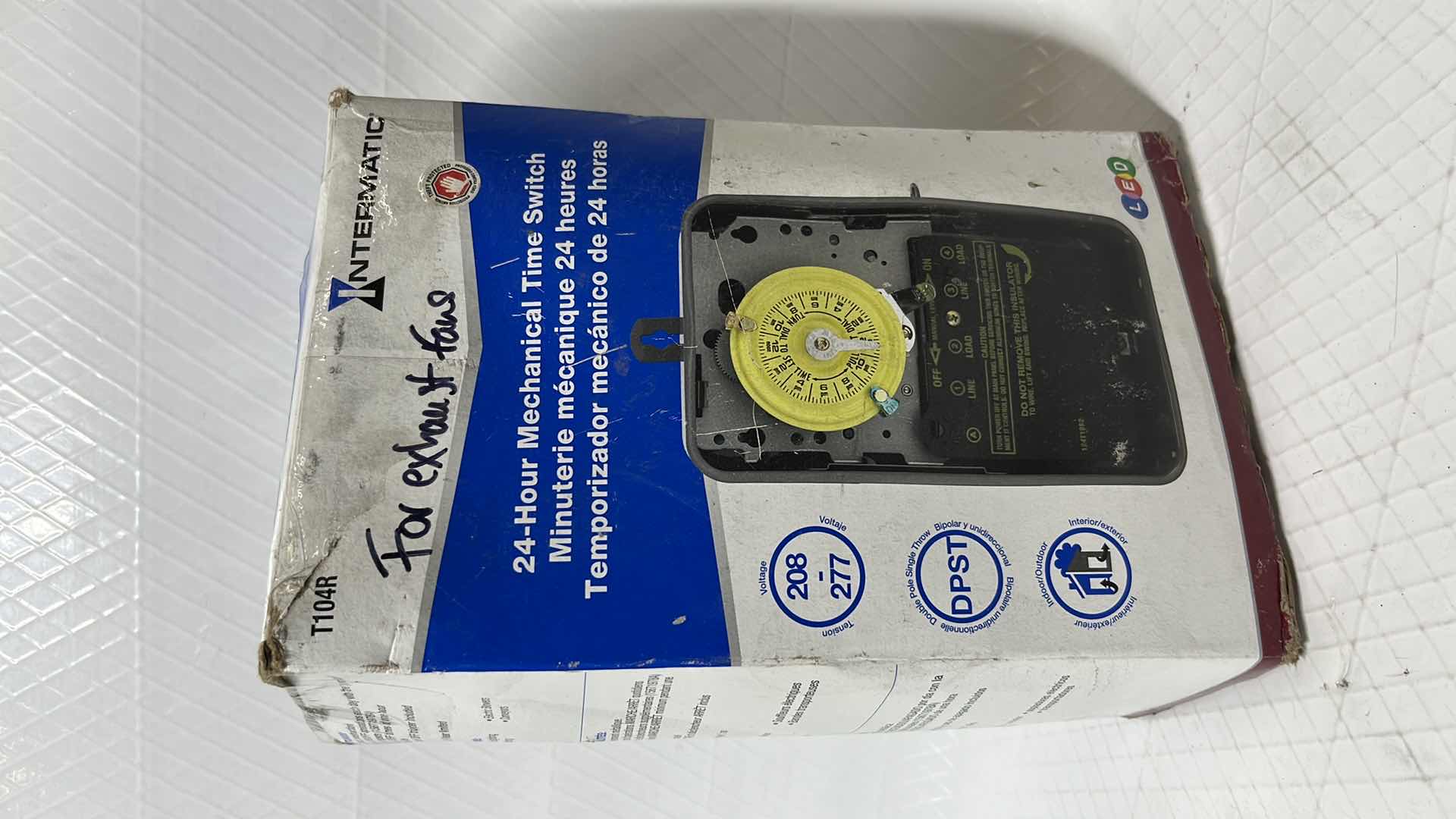 Photo 1 of INTERMATIC 24-HOUR MECHANICAL TIME SWITCH, INDOOR/OUTDOOR (MODEL T104R)
